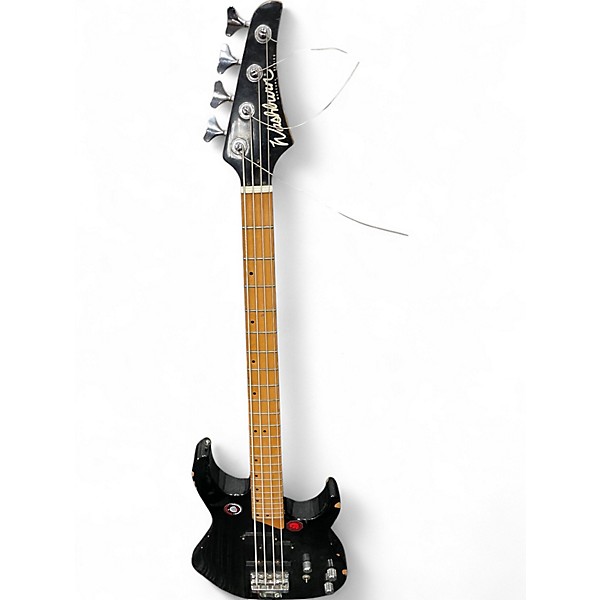 Used Washburn Mercury MB4 Black Electric Bass Guitar