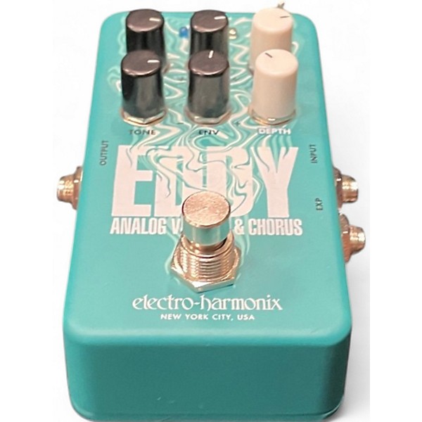 Used Electro-Harmonix Eddy Analog vibrato and chorus Effect Pedal