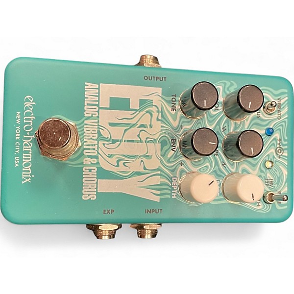 Used Electro-Harmonix Eddy Analog vibrato and chorus Effect Pedal