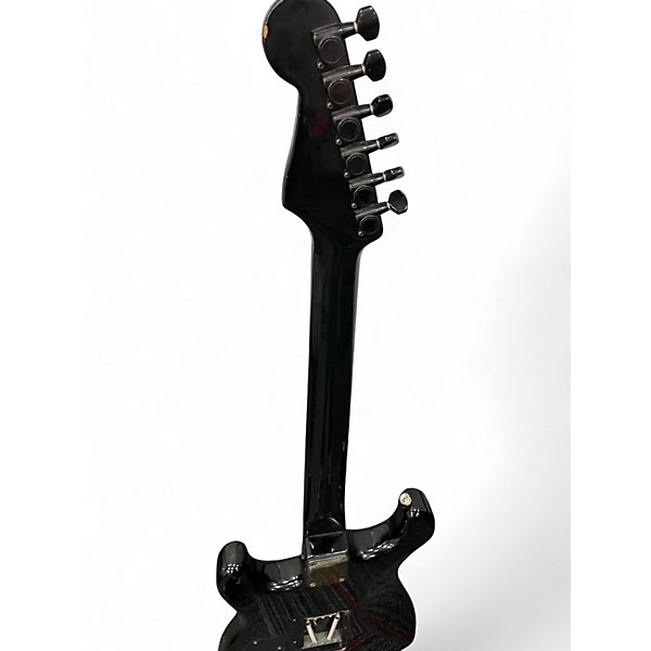 Used Fender Stratocaster Japan Black Solid Body Electric Guitar