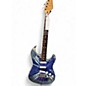 Used 2003 Fender Splattercaster Stratocaster WHITE AND BLUE Solid Body Electric Guitar
