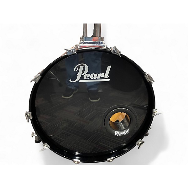 Used Pearl 5 Piece BLX 5PC Trans Red Drum Kit