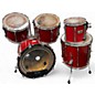 Used Pearl 5 Piece BLX 5PC Trans Red Drum Kit