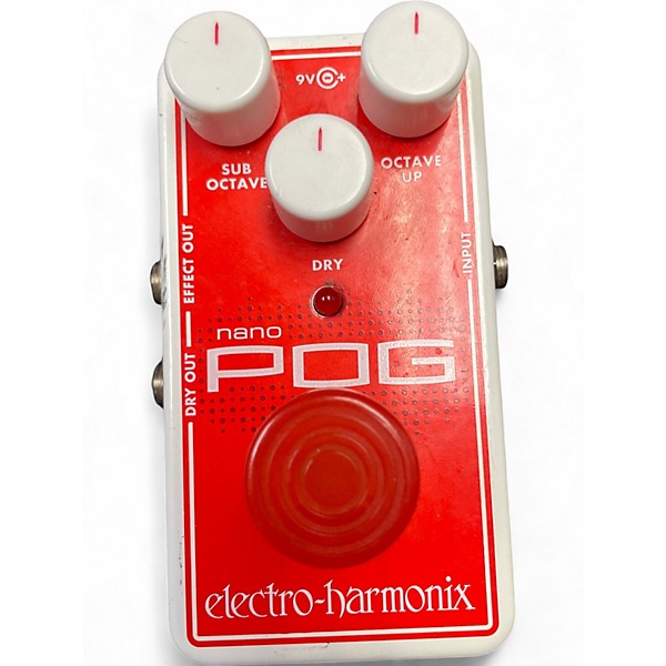 Used Electro-Harmonix Nano POG Polyphonic Octave Generator Effect Pedal