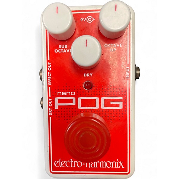 Used Electro-Harmonix Nano POG Polyphonic Octave Generator Effect Pedal