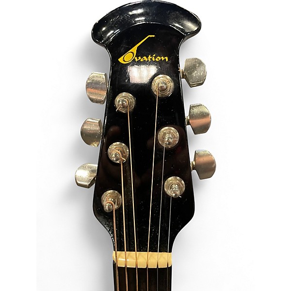 Used Ovation Pinnacle 3862 Black Fade Acoustic Electric Guitar