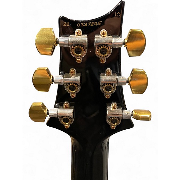 Used 2022 PRS Custom 24 10 Top Charcoal Solid Body Electric Guitar