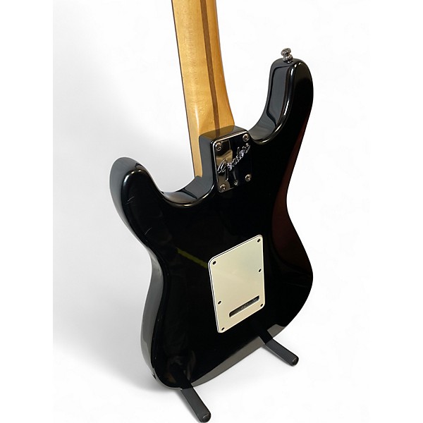 Used Fender American Standard Stratocaster Black Solid Body Electric Guitar