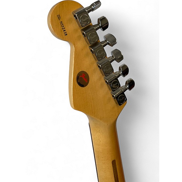 Used Fender American Standard Stratocaster Black Solid Body Electric Guitar