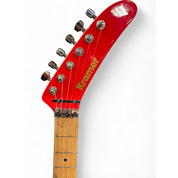 Used Kramer 84 Radiant Red Solid Body Electric Guitar