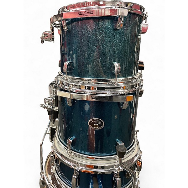 Used TAMA 5 Piece Silverstar BLUE SPARKLE Drum Kit
