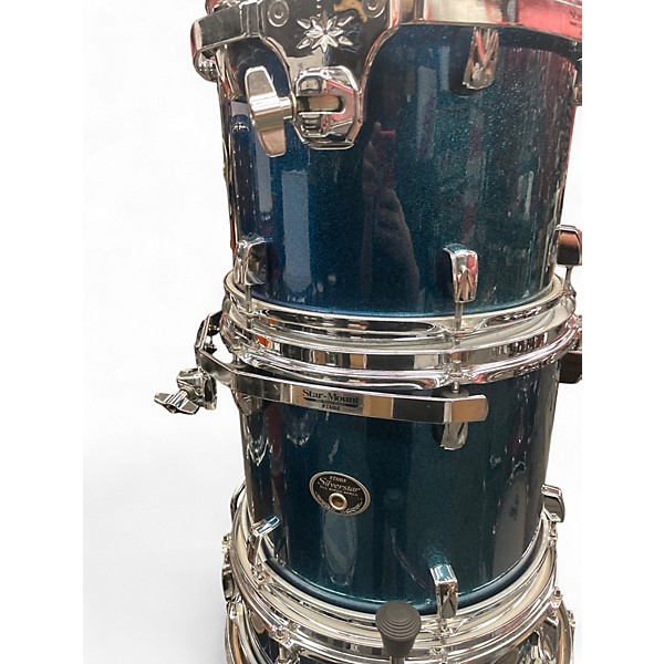 Used TAMA 5 Piece Silverstar BLUE SPARKLE Drum Kit