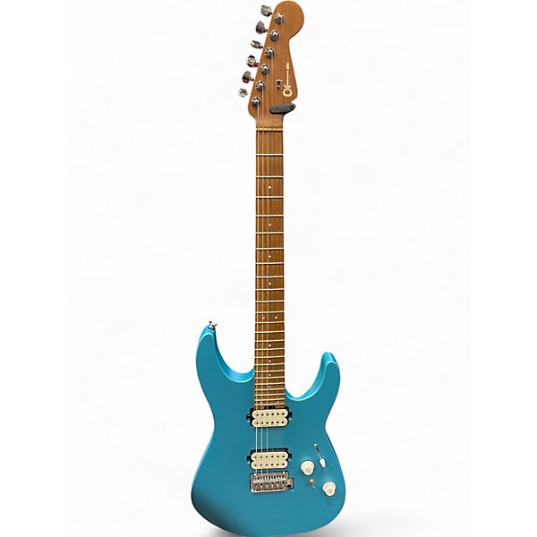 Used Charvel PRO MOD DK24 MATTE BLUE FROST Solid Body Electric Guitar
