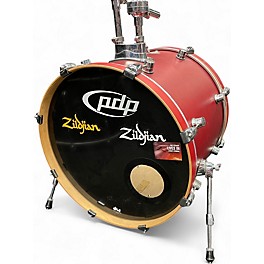 Used PDP by DW 4 Piece FS SERIES Trans Red Drum Kit