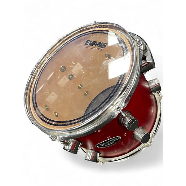 Used PDP by DW 4 Piece FS SERIES Trans Red Drum Kit