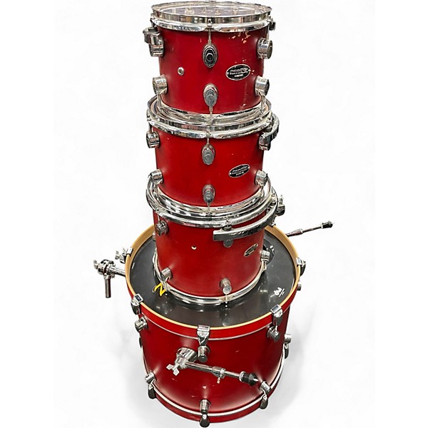 Used PDP by DW 4 Piece FS SERIES Trans Red Drum Kit
