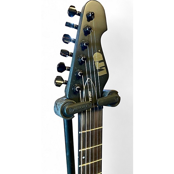 Used ESP te-201 Black Solid Body Electric Guitar