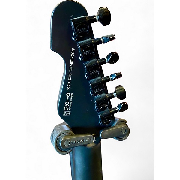 Used ESP te-201 Black Solid Body Electric Guitar