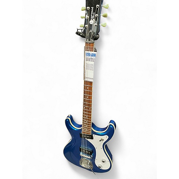 Used Eastwood SIDEJACK BARITONE GUITAR Blue Baritone Guitars