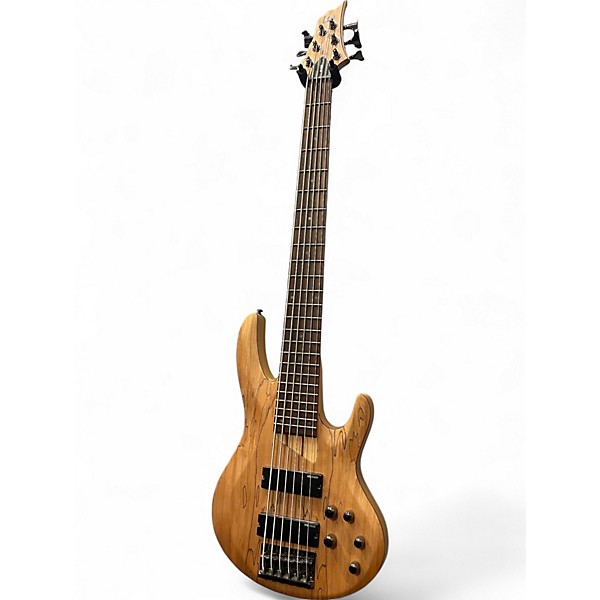 Used ESP LTD B206SM 6 String BURL Electric Bass Guitar