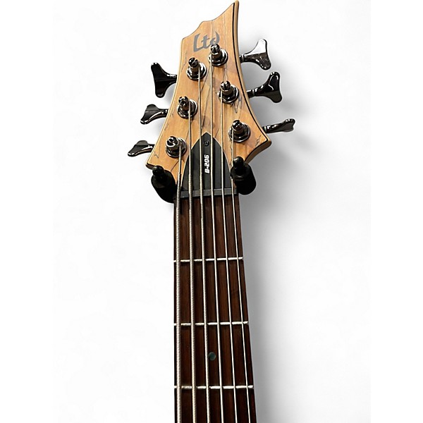 Used ESP LTD B206SM 6 String BURL Electric Bass Guitar