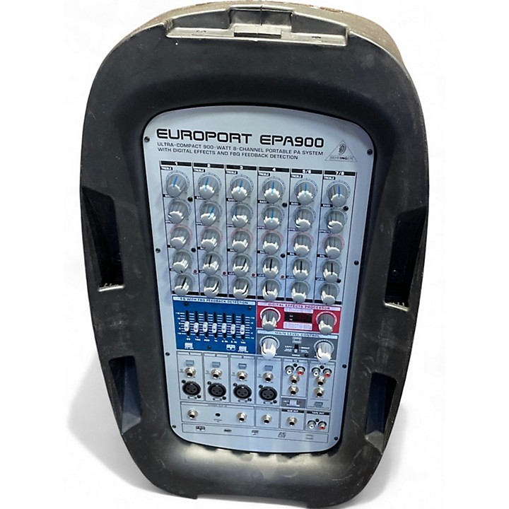 Used Behringer Europort EPA900 Portable PA System Sound Package