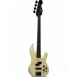 Used 1980s Fender Z Power Jazz Bass Special Antique White Electric Bass Guitar