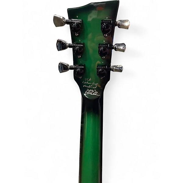 Used Dunable Guitars USA R2 METALLIC GREEN BURST Solid Body Electric Guitar