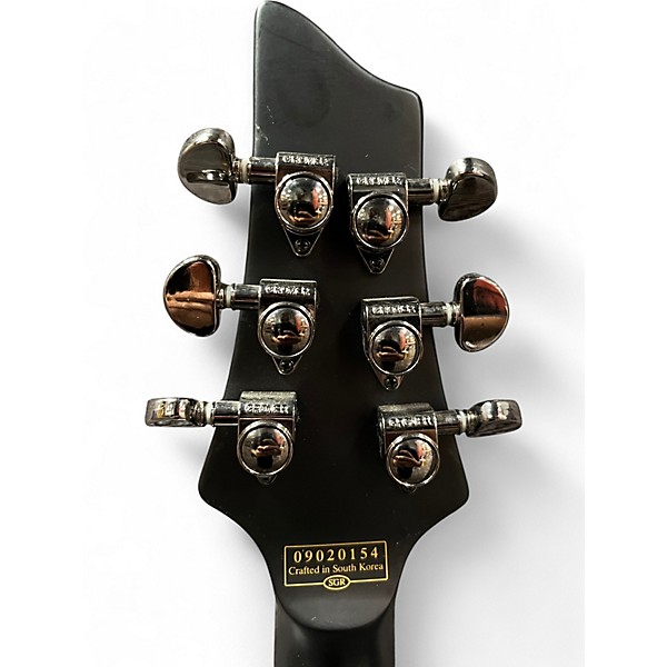 Used Schecter Guitar Research Blackjack ATX Black Solid Body Electric Guitar