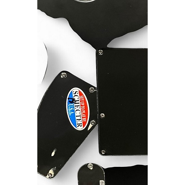 Used Schecter Guitar Research Blackjack ATX Black Solid Body Electric Guitar