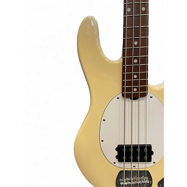 Used Sterling by Music Man Ray4 Cream Electric Bass Guitar