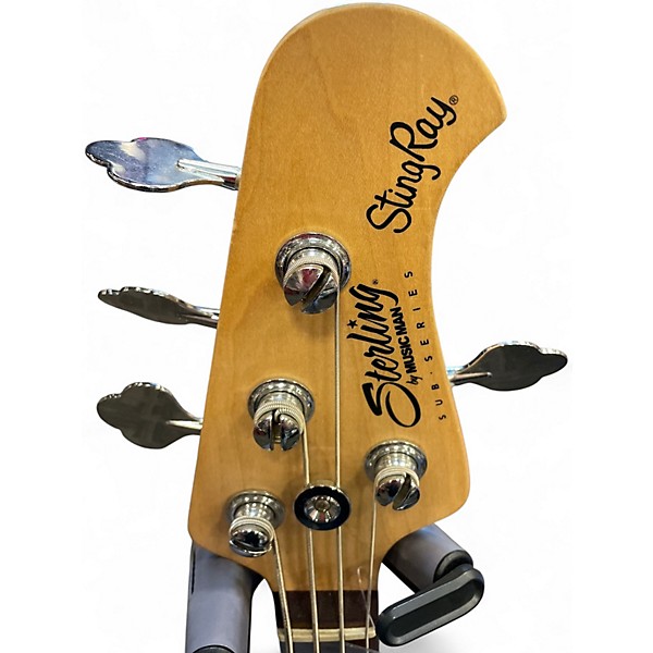 Used Sterling by Music Man Ray4 Cream Electric Bass Guitar