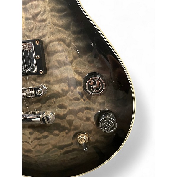 Used Michael Kelly PATRIOT GLORY Black Solid Body Electric Guitar