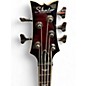 Used Schecter Guitar Research Stiletto Extreme 5 String  Crimson Burst Electric Bass Guitar