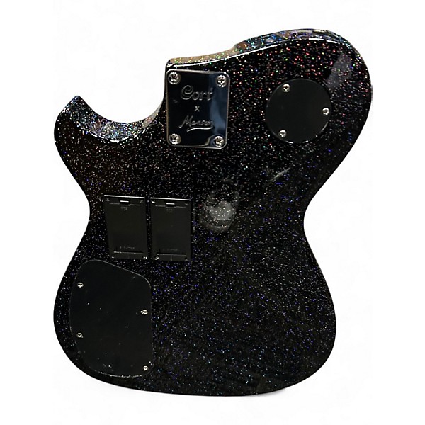 Used Cort mbm1 with kaoss controller sparkle black Solid Body Electric Guitar