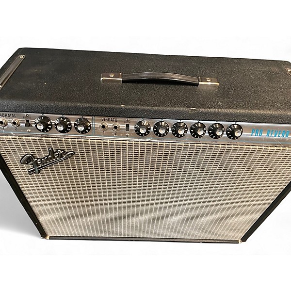 Used Fender 1973 Pro Reverb Tube Guitar Combo Amp