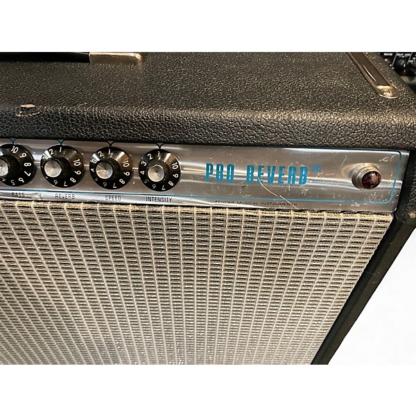 Used Fender 1973 Pro Reverb Tube Guitar Combo Amp