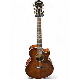 Used Ibanez AE340FMH Tobacco Burst Acoustic Electric Guitar
