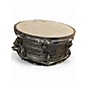 Used Orange County Drum & Percussion 14X5 Venice Series Snare White and Black Zebra Drum
