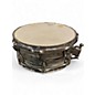 Used Orange County Drum & Percussion 14X5 Venice Series Snare White and Black Zebra Drum
