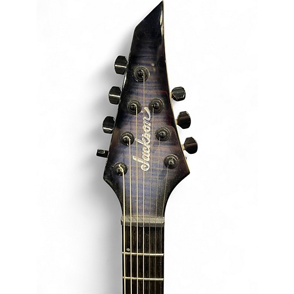 Used Jackson Pro Series Misha Mansoor Signature Juggernaut HT7FM Ocean Blue Burst Solid Body Electric Guitar