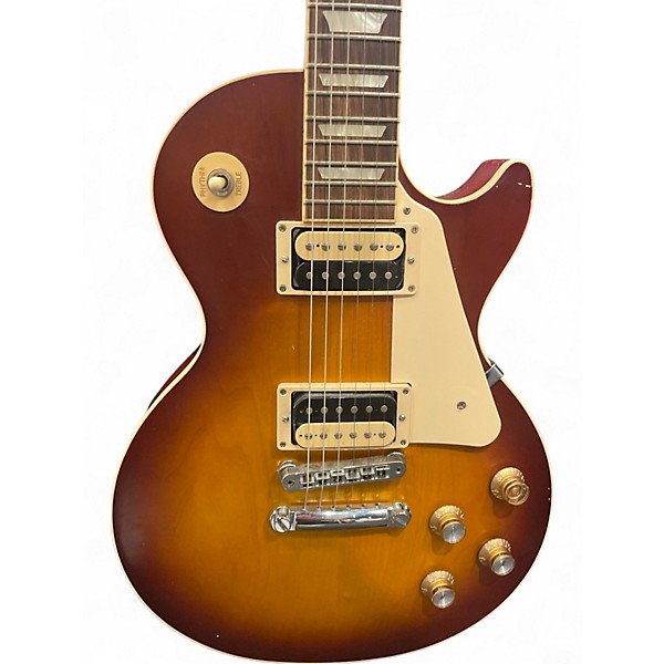 Used Gibson Les Paul Traditional Pro V Sunburst Solid Body Electric Guitar