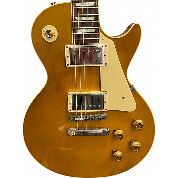 Used Gibson True Historic 1958 Les Paul Standard Vintage Lemon Burst Solid Body Electric Guitar