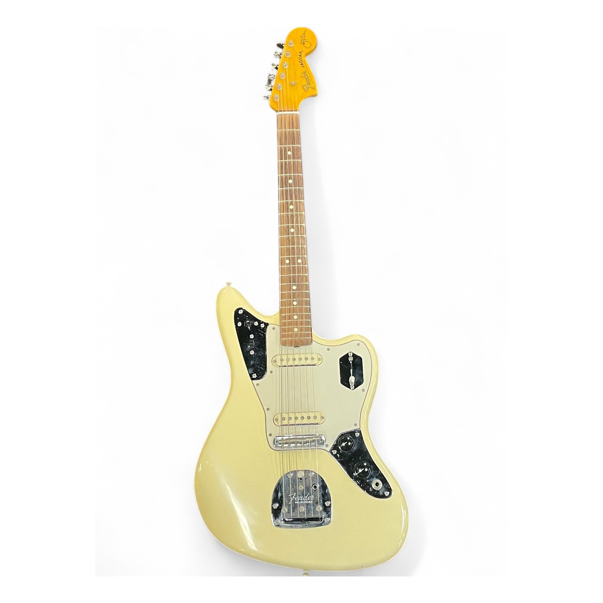 Used Fender Johnny Marr Signature Jaguar Olympic White Solid