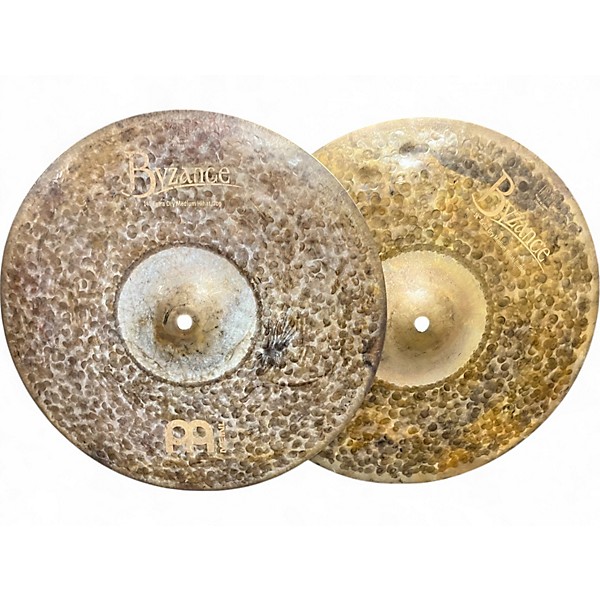 Used MEINL 14in Byzance EX Dry Medium Hi Hat Pair Cymbal