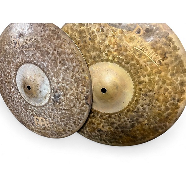 Used MEINL 14in Byzance EX Dry Medium Hi Hat Pair Cymbal