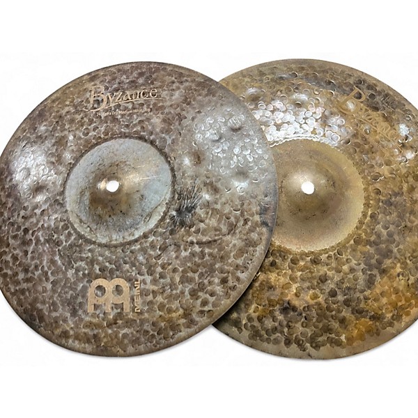 Used MEINL 14in Byzance EX Dry Medium Hi Hat Pair Cymbal