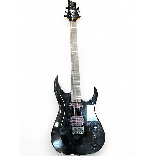 Used Schecter Guitar Research SUNSET 6 TRIAD Black Solid Body Electric Guitar