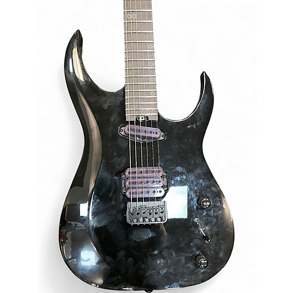 Used Schecter Guitar Research SUNSET 6 TRIAD Black Solid Body Electric Guitar