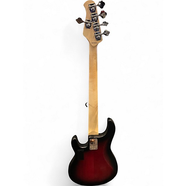 Used Sterling by Music Man Ray5 5 String ruby red burst Electric Bass Guitar